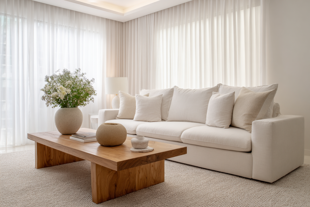 Decoração minimalista: como criar ambientes elegantes, funcionais e acolhedores