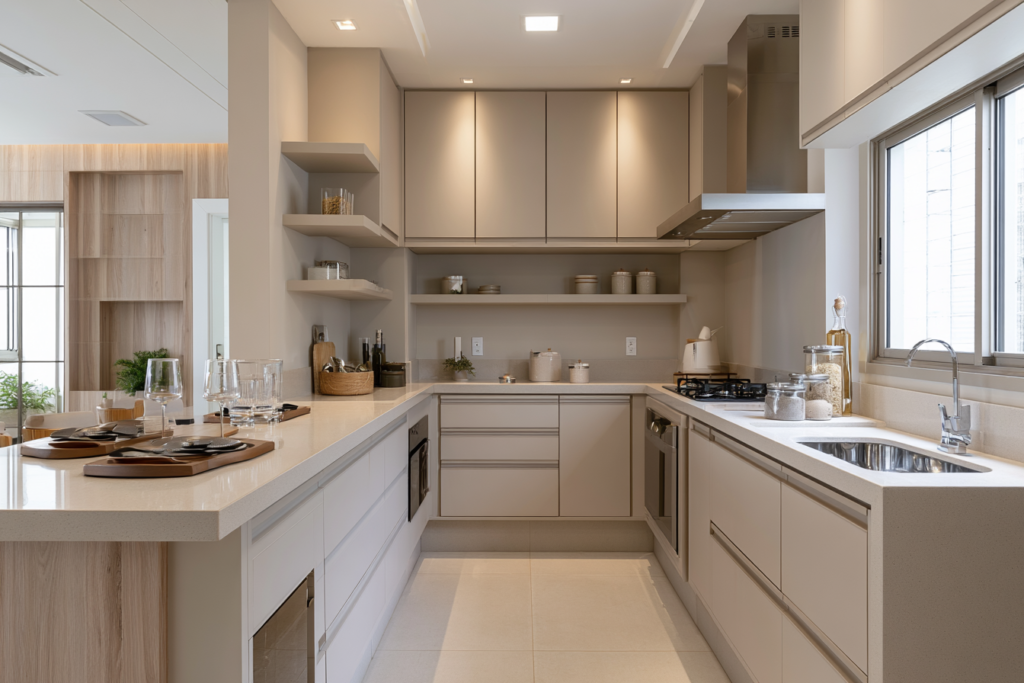 Como Organizar Uma Cozinha Pequena: Guia Prático Para Ganhar Espaço, Funcionalidade e Beleza