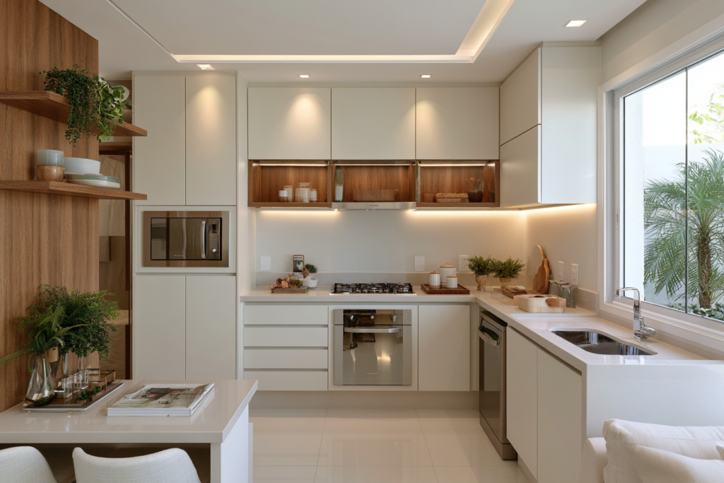 Como decorar cozinha pequena: ideias práticas para unir beleza, funcionalidade e conforto