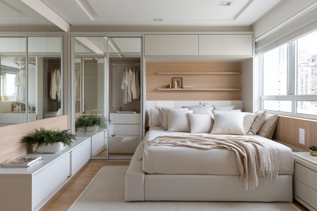 Como fazer um closet em quarto pequeno: soluções bonitas, práticas e possíveis