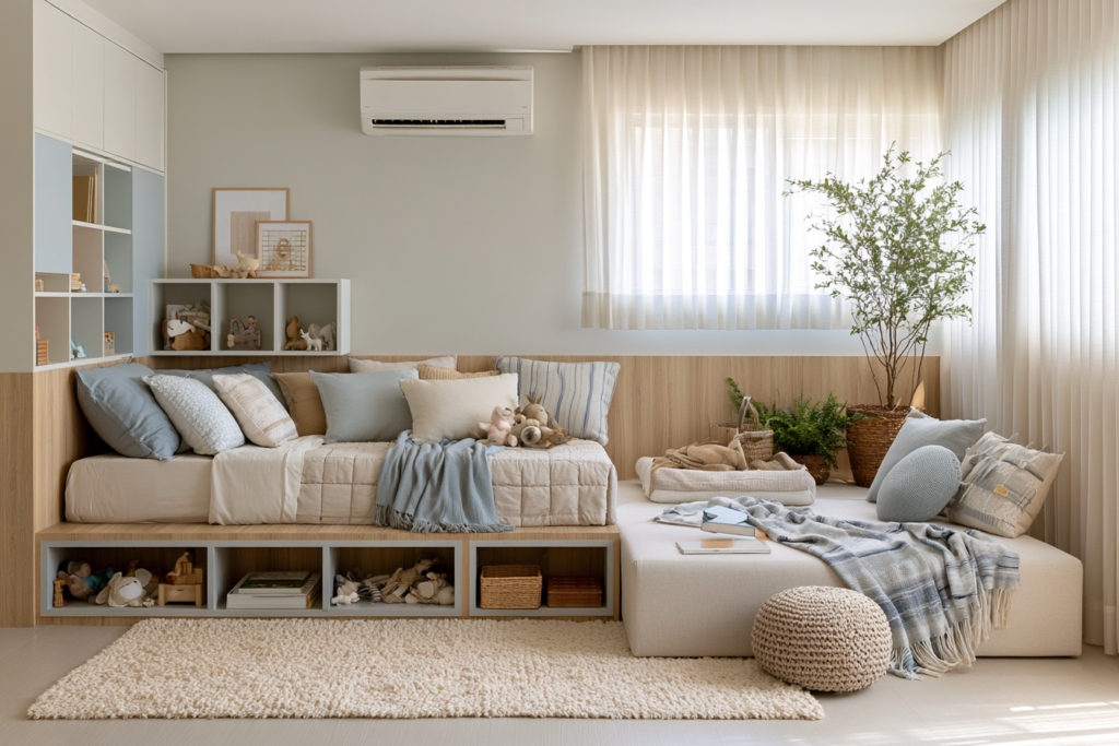 Como decorar quarto infantil pequeno com organização, segurança e muito estilo