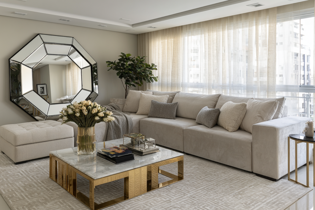 Decoração Art Déco Moderna: brilho, geometria e elegância para uma casa sofisticada