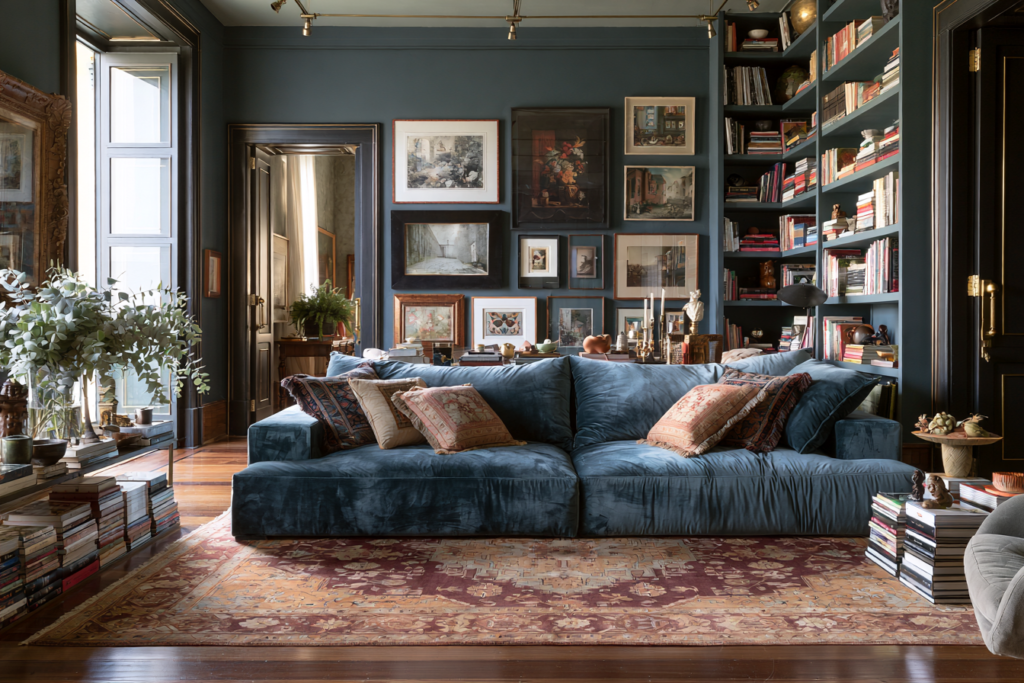 Decoração maximalista com elegância: cores, estampas e objetos em perfeito equilíbrio